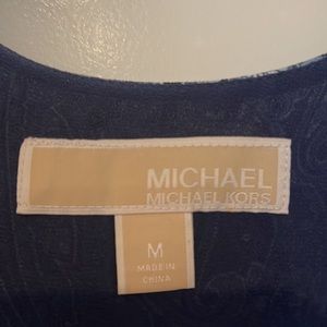 MICHEAL KORS brand new wrap dress in dark and navy blue